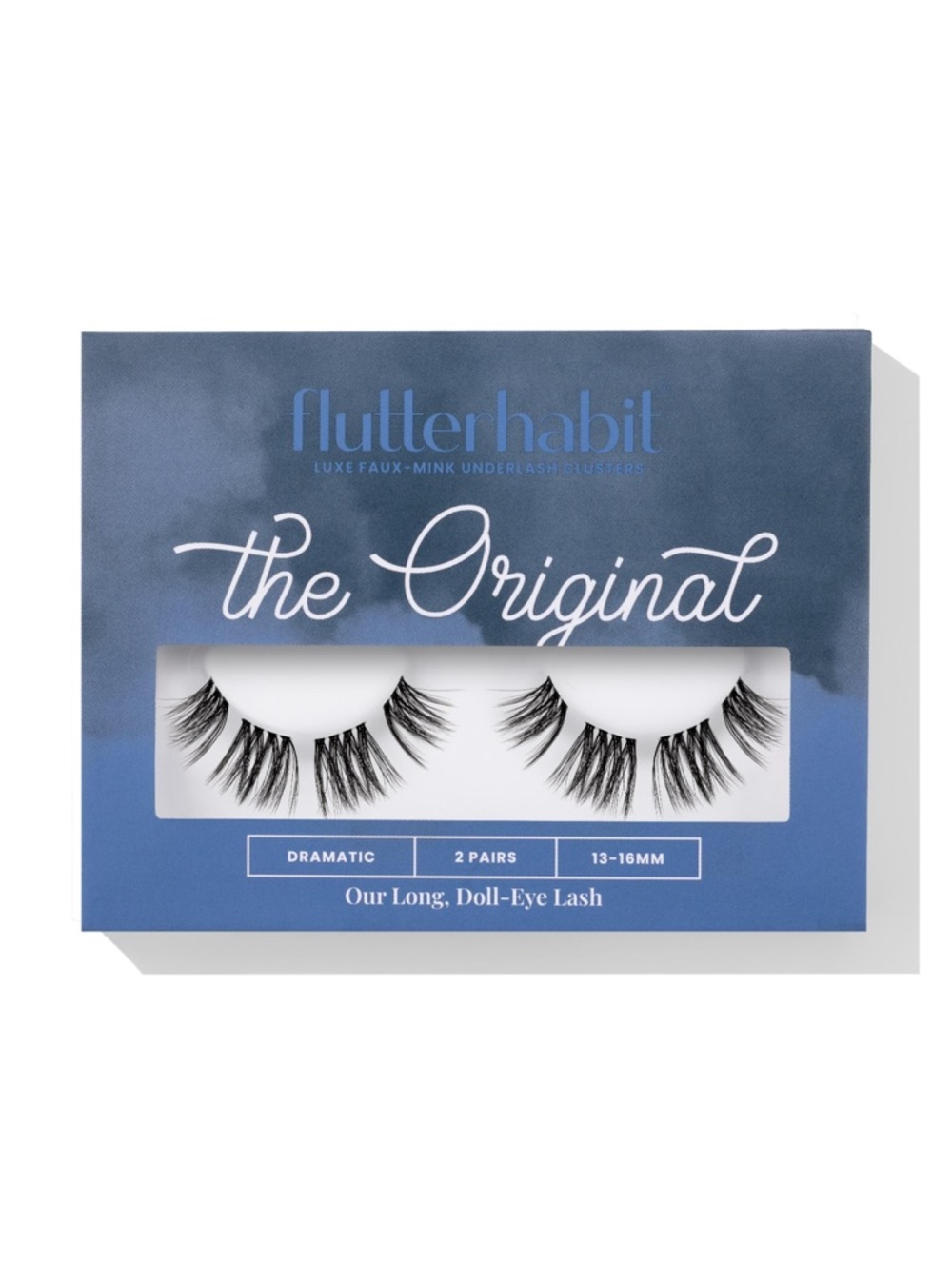 FlutterHabit The Original Lash Extensions Black 13-16mm